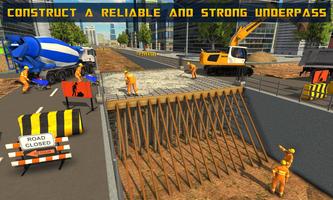 Mega City Underpass Construction: Bridge Building screenshot 1