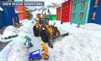 Snow Heavy Excavator Simulator 2019 poster