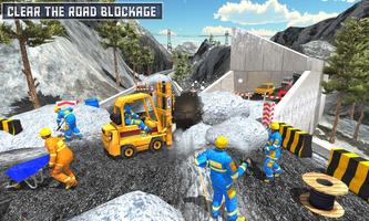 simulador de escavadeira pesada neve 2019 imagem de tela 1