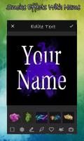 Live Smoke Effect Name Art – N screenshot 2