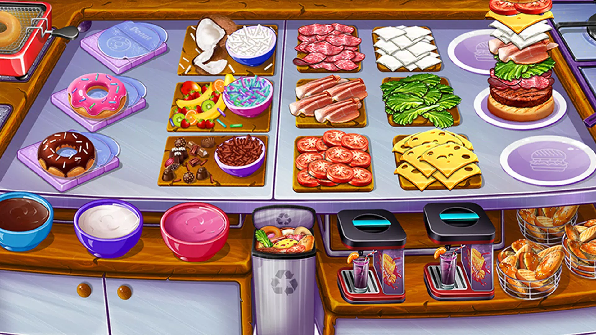 Download do APK de Comida de rua de cozinha: jogos de restaurante