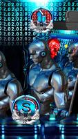 Cool robots technology theme screenshot 1