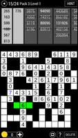 Number Crosswords capture d'écran 2