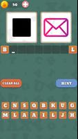 Picture puzzle - word game plakat