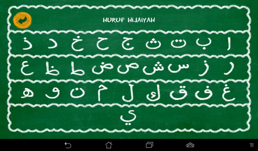 Belajar Menulis  Huruf Hijaiyah  APK  