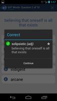 SAT Vocabulary capture d'écran 1