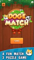 Doge Match-Match 3 Puzzle Game poster