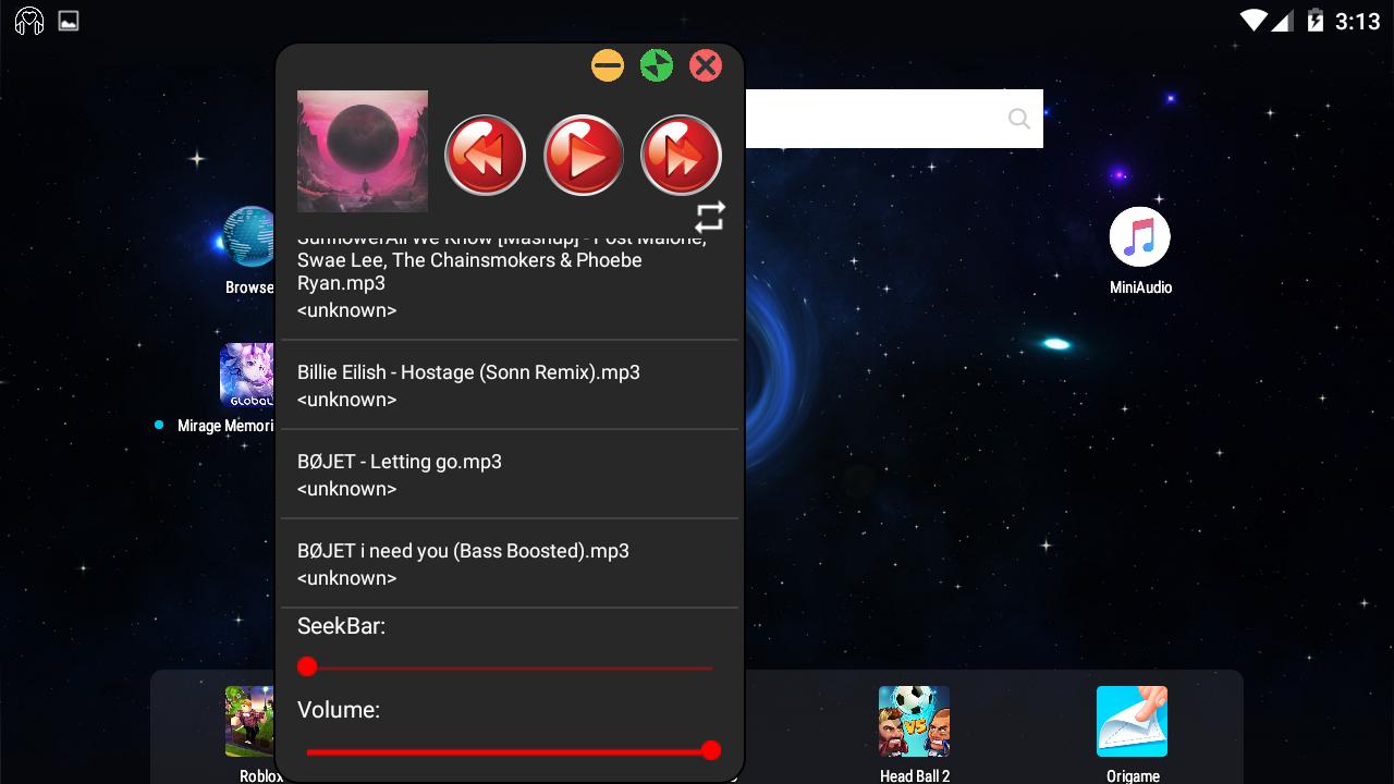 Miniaudio Background Music Player For Android Apk Download - space background 2 roblox