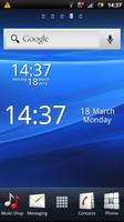 Simple Digital Clock Widget penulis hantaran