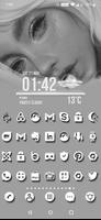 Type4-White Icon Pack Affiche