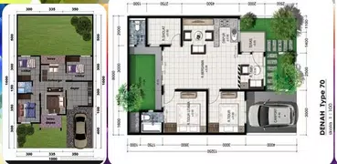 tipo 70 piano di progettazione della casa