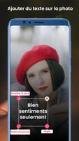 Texte sur photo Affiche