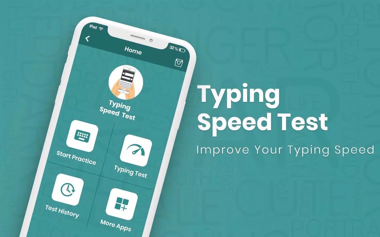 Défi du test de vitesse de frappe - Améliorer pour Android - Téléchargez  l'APK
