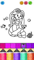 Mermaid Games: Coloring Pages स्क्रीनशॉट 1