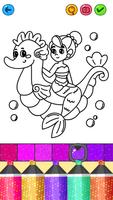 Mermaid Games: Coloring Pages स्क्रीनशॉट 2