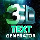 3D Animated Text Generator Zeichen