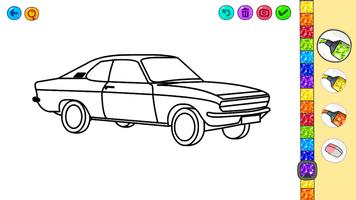 Cars Coloring Book for Kids पोस्टर