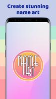Name Art poster