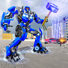 Force Strike Hammer Robot War icon