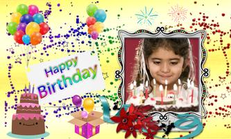 Happy Birthday Photo Frames स्क्रीनशॉट 1