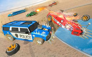 US Police Derby Destruction: Car Crash Simulator ภาพหน้าจอ 1