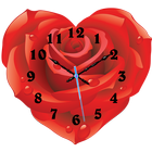 Rose Flower Clock icono