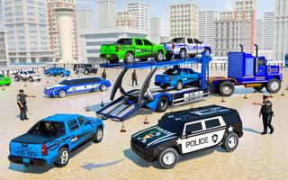 US Police Car Transport Games 스크린샷 1