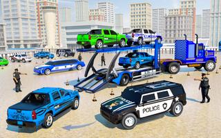 US Police Car Transport Games Screenshot 1