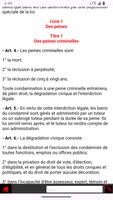 Code Pénal du Mali تصوير الشاشة 1