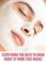 Natural Face Masks Benefits and Recipes ポスター