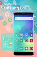 Galaxy S10 style launcher poster