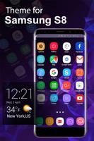 Galaxy s8 launcher: Nouveau lanceur avec thèmes Affiche