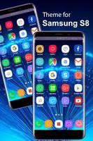 Galaxy s8 launcher: Nouveau lanceur avec thèmes capture d'écran 3