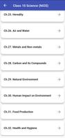 NIOS Class 10 Science Solution capture d'écran 2