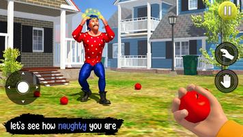 Hello Crazy Neighbor fun Games Affiche
