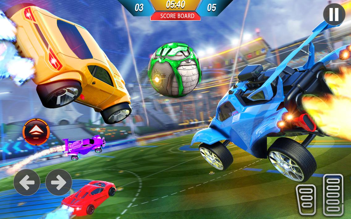 Rocket Car Ball League 3D Car Soccer Game pour Android Téléchargez