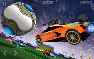 Rocket Car Ball Soccer Game screenshot 2