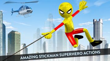 Spider Rope Hero: Flying Hero capture d'écran 3