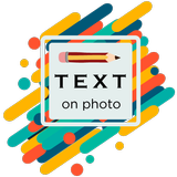 Texte sur photo -Free Text Editor & Quote Maker icône