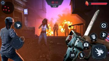 Zombie Survivor 3D:Gun Shooter imagem de tela 1