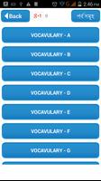 Vocabulary English to Bengali Screenshot 1