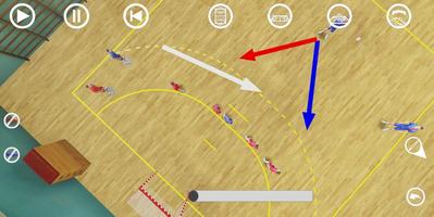 Handball 3D Tactic اسکرین شاٹ 2
