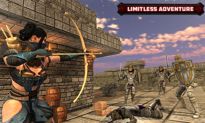 American Ninja Sword Fight With Assassin Warrior For Android - 