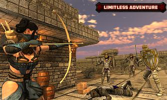 American Ninja Sword Fight with Assassin Warrior اسکرین شاٹ 2