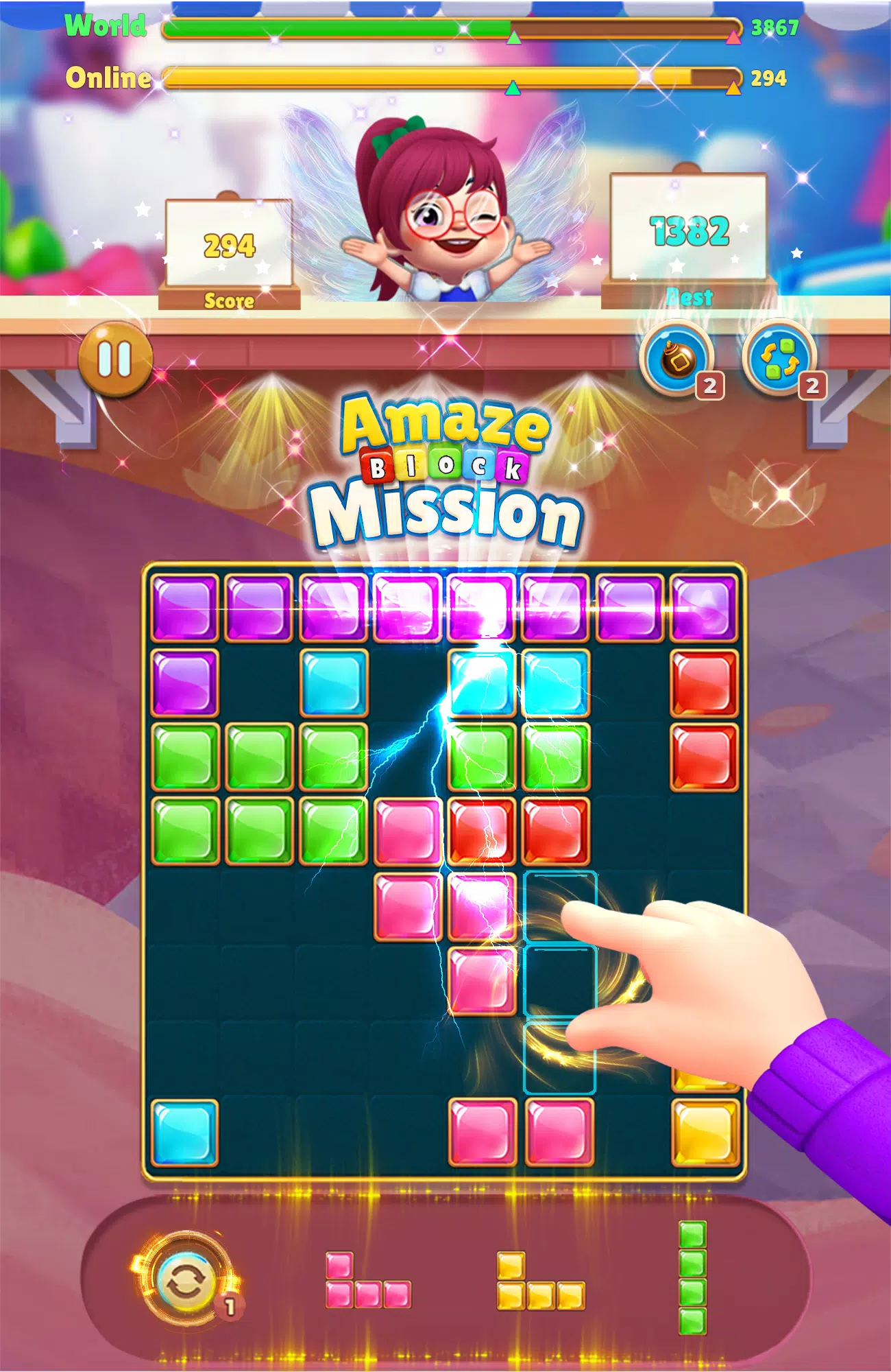 Juegos de rompecabezas de bloques - Misión 1010 for Android - APK Download