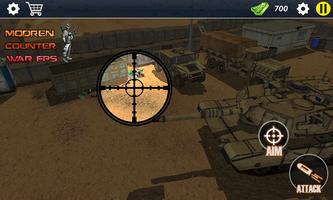 modern karşı savaş: terörle mücadele swat ateş fps Ekran Görüntüsü 3