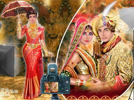 Indian Royal Wedding Salon for Bride and Groom پوسٹر