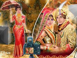 Indian Royal Wedding Salon for Bride and Groom 포스터