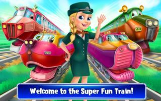 پوستر Super Fun Trains - All Aboard