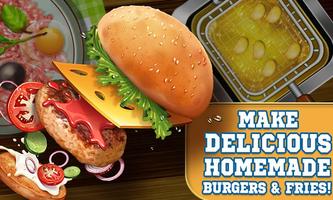 Burger Maker Crazy Chef plakat
